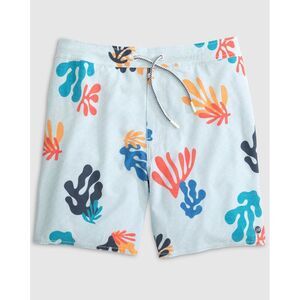 Half Elastic 7" Surf Shorts, Size: L